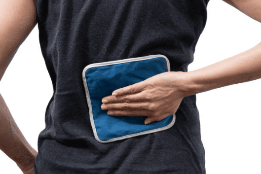 Heat and cold therapy for back pain